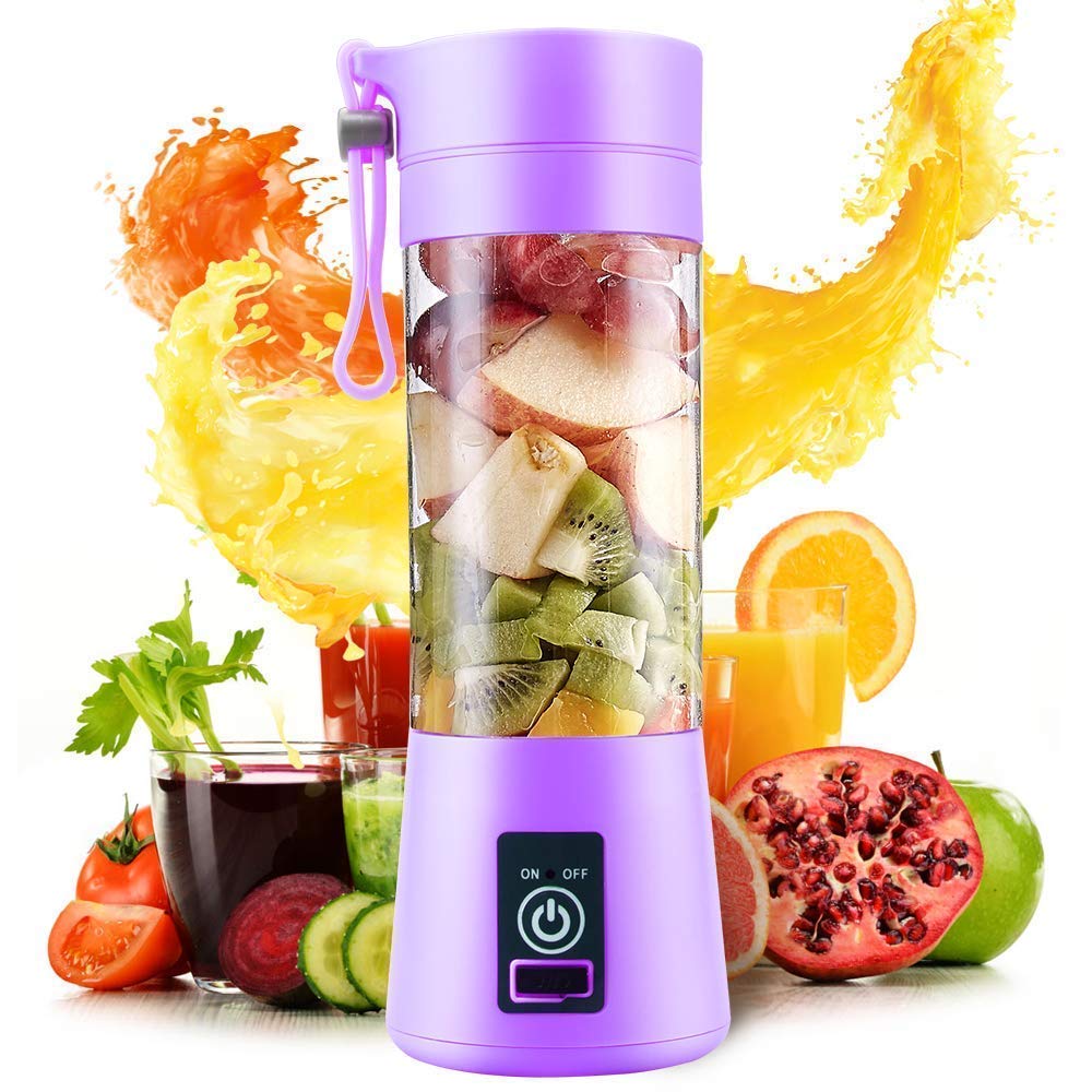 TechToys™ Electric 6 Blade USB Juicer (380 ml)